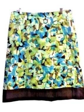Harve Benard Floral Skirt Size 8